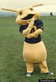 University of California - Santa Cruz: Sammy The Banana Slug Mascot